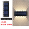 Solar Outdoor Garden Light Up And Down Glowing Atmosphere Wall Lamp Courtyard Street Landscape Garden Decorative Light