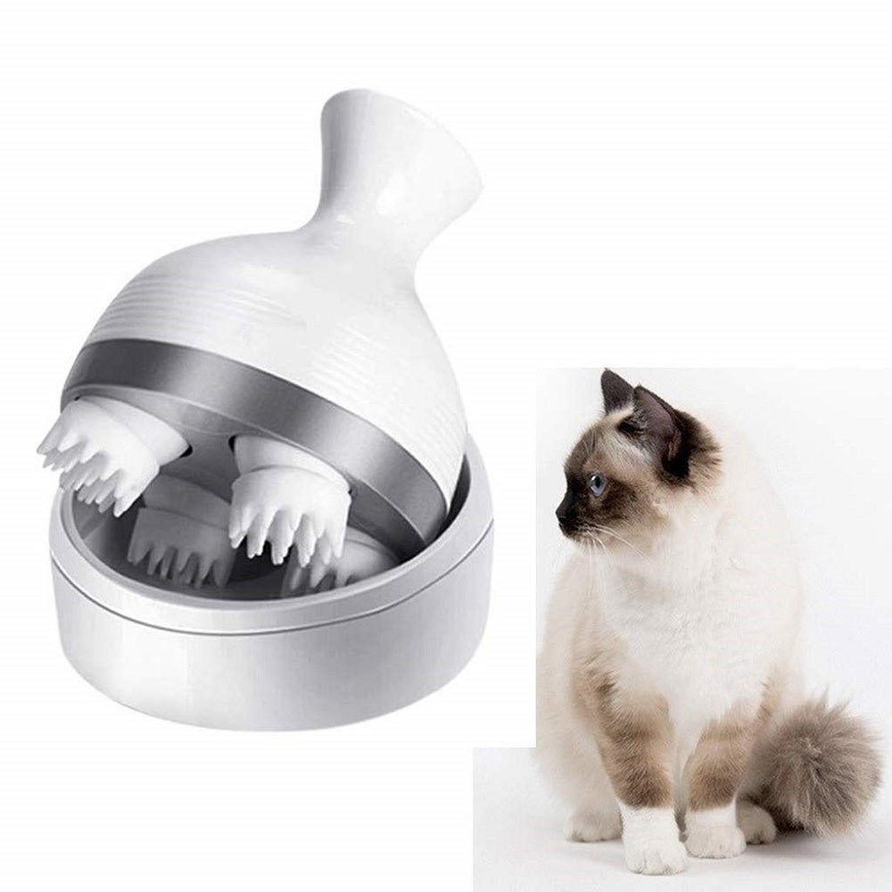 Electric Head Massager Pet Cat Dog Massager Vibrating Body Deep Massage Prevent Hair Loss Relieve Stress